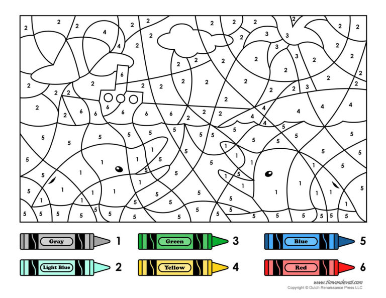 Color By Number Printable Color By Number Printable